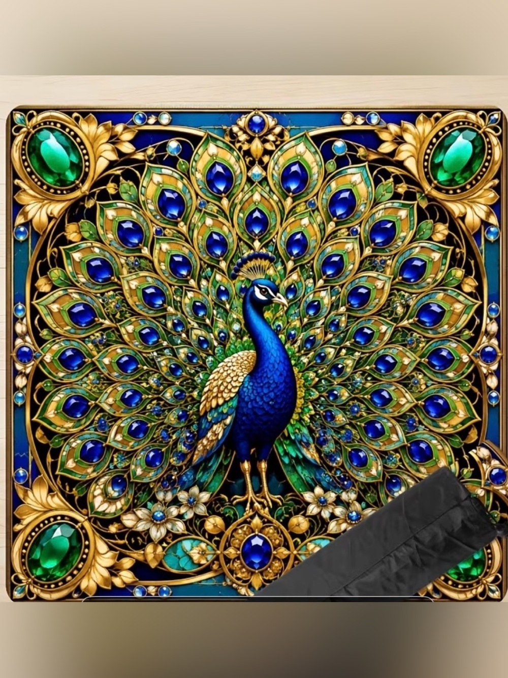 Peacock Decorative Bird Wall Art - Blue & Green